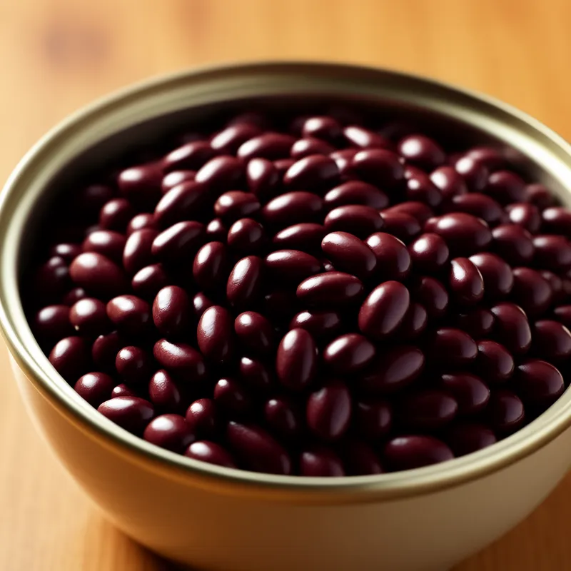Beans, kidney, dark red — calories and nutrition facts