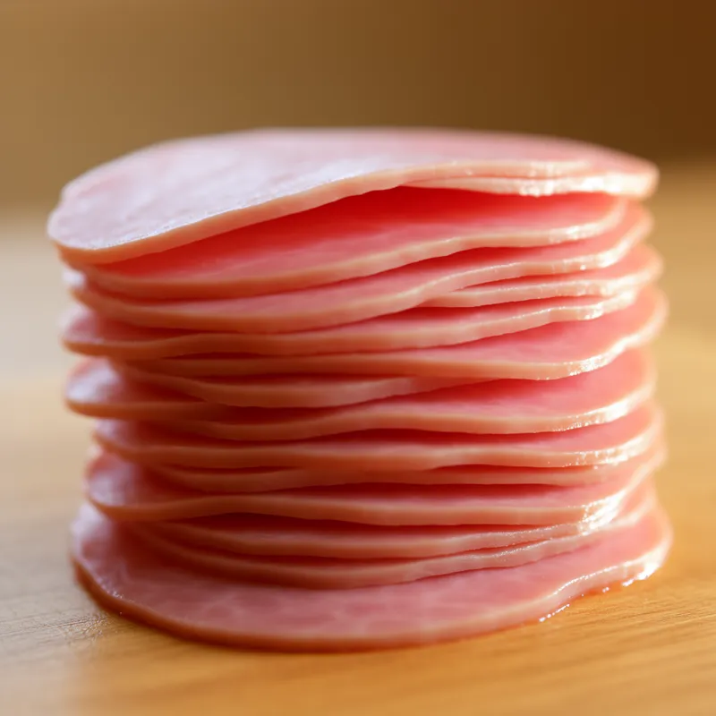 Ham, sliced, restaurant — calories and nutrition facts