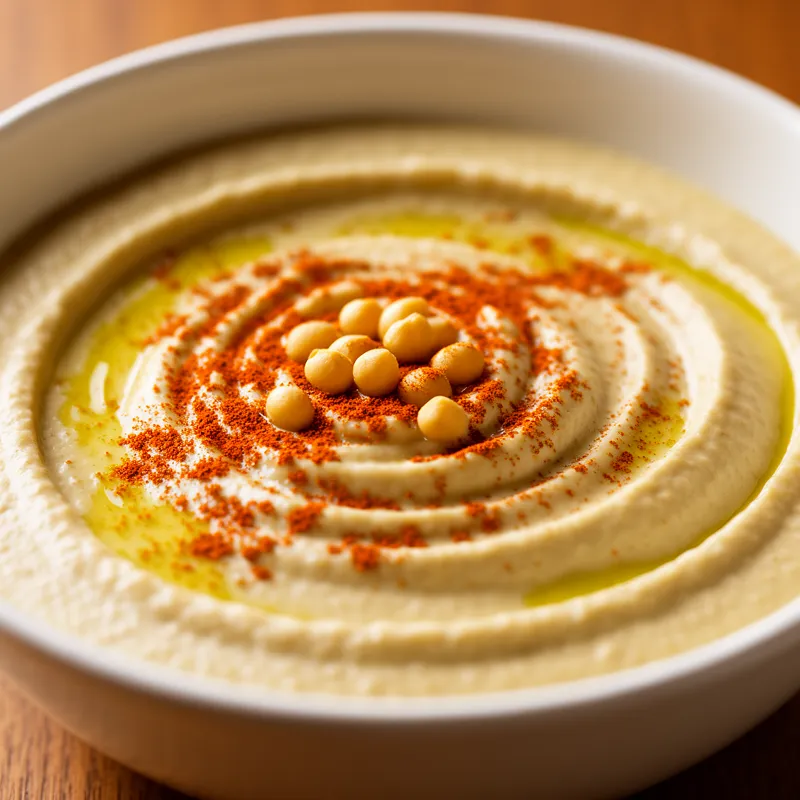 Hummus, commercial — calories and nutrition facts