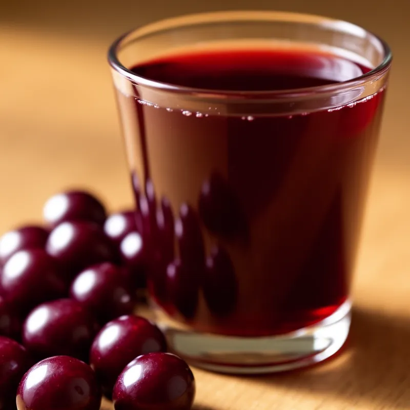 Juice, tart cherry, from concentrate, shelf-stable — calories and nutrition facts