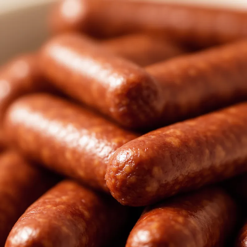 Sausage, breakfast sausage, beef, pre-cooked — calories and nutrition facts